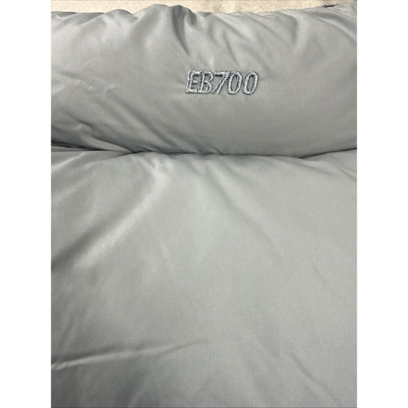 Eddie Bauer Down Puffer Vest Full Zip 700 Power Fill EB700 Gray Goose Men Medium - Picture 12 of 13